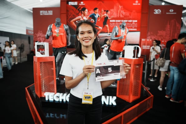 TCB marathon booth